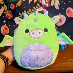 Squishmallows Eyk the Green Dragon BNWT